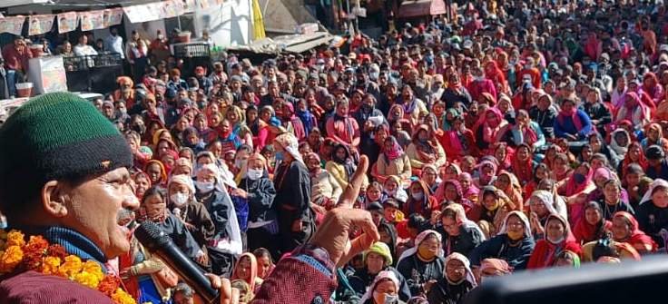 भाजपा ने राजनैतिक द्वेष के चलते रोका पूर्ववर्ती सरकारों की योजनाओं का कार्य
