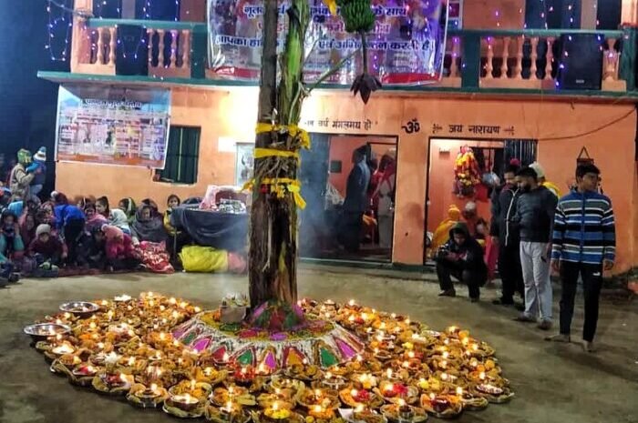 पांडवों ने पितरों का तर्पण कर, लक्ष्मी नारायण के किये दर्शन